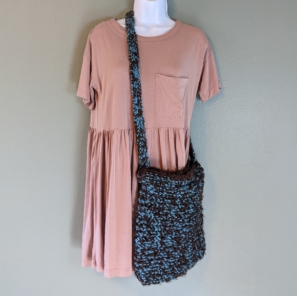 GAP Vintage Y2K Crochet Wool Blend Crossbody Bag - Picture 1 of 7